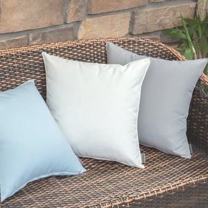 Set of 2, Miulee white Outdoor waterproof pillow covers